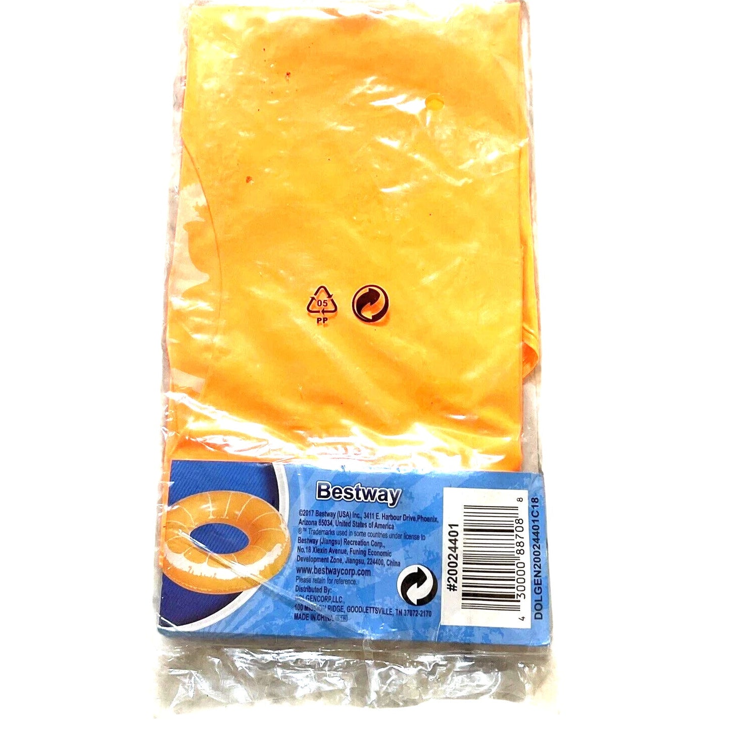 Bestway H2O GO! 30" Orange Slice Swim Ring – Ages 3–6 Kids Pool Float