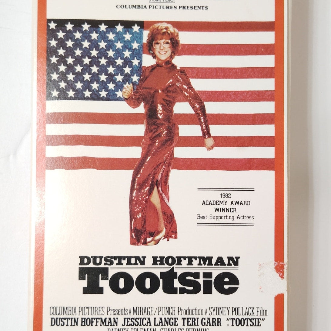 Tootsie VHS 1982 Dustin Hoffman Jessica Lange Sydney Pollack Comedy