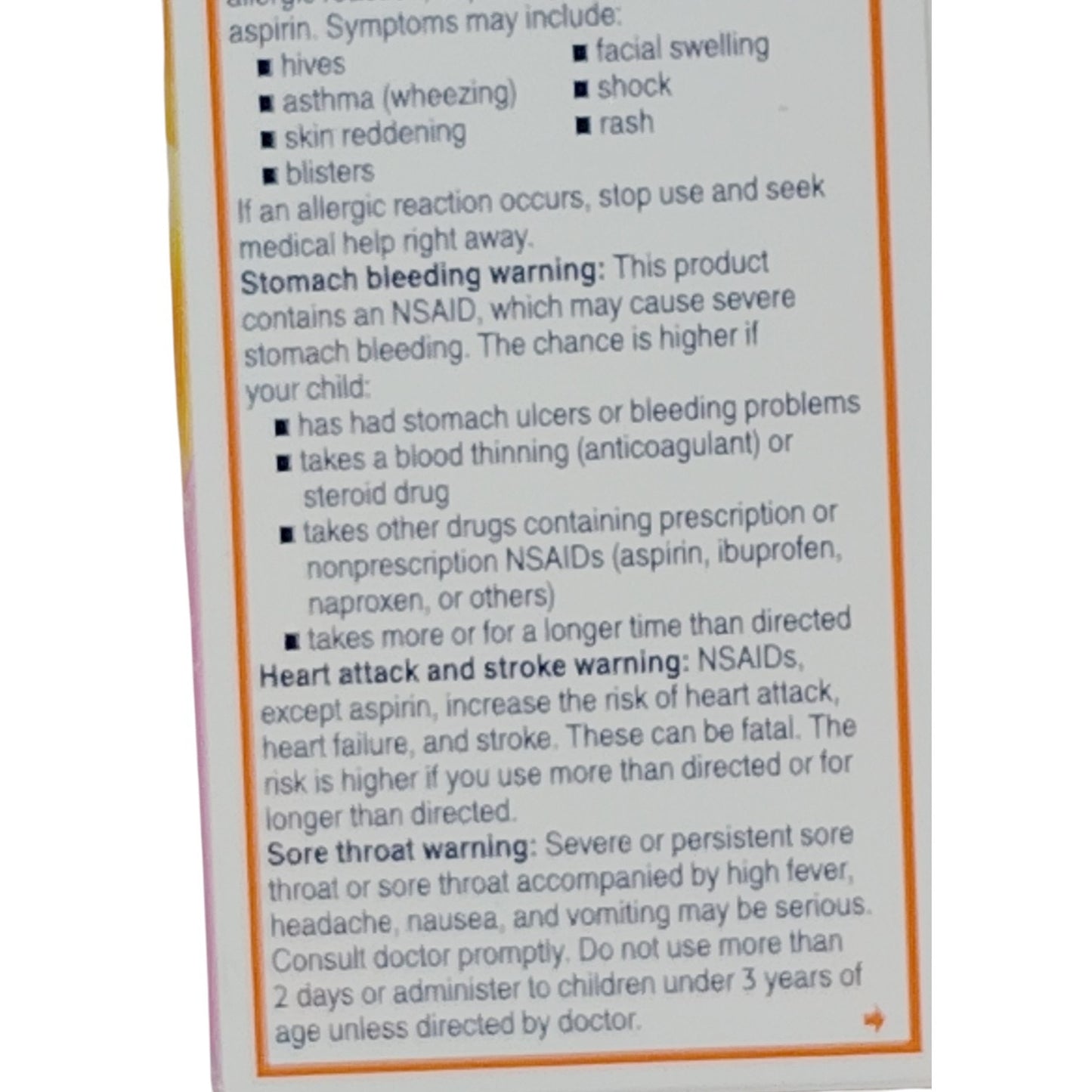 Children’s Motrin Oral Suspension – Bubble Gum – 4 oz. – Exp. 10/31/2026