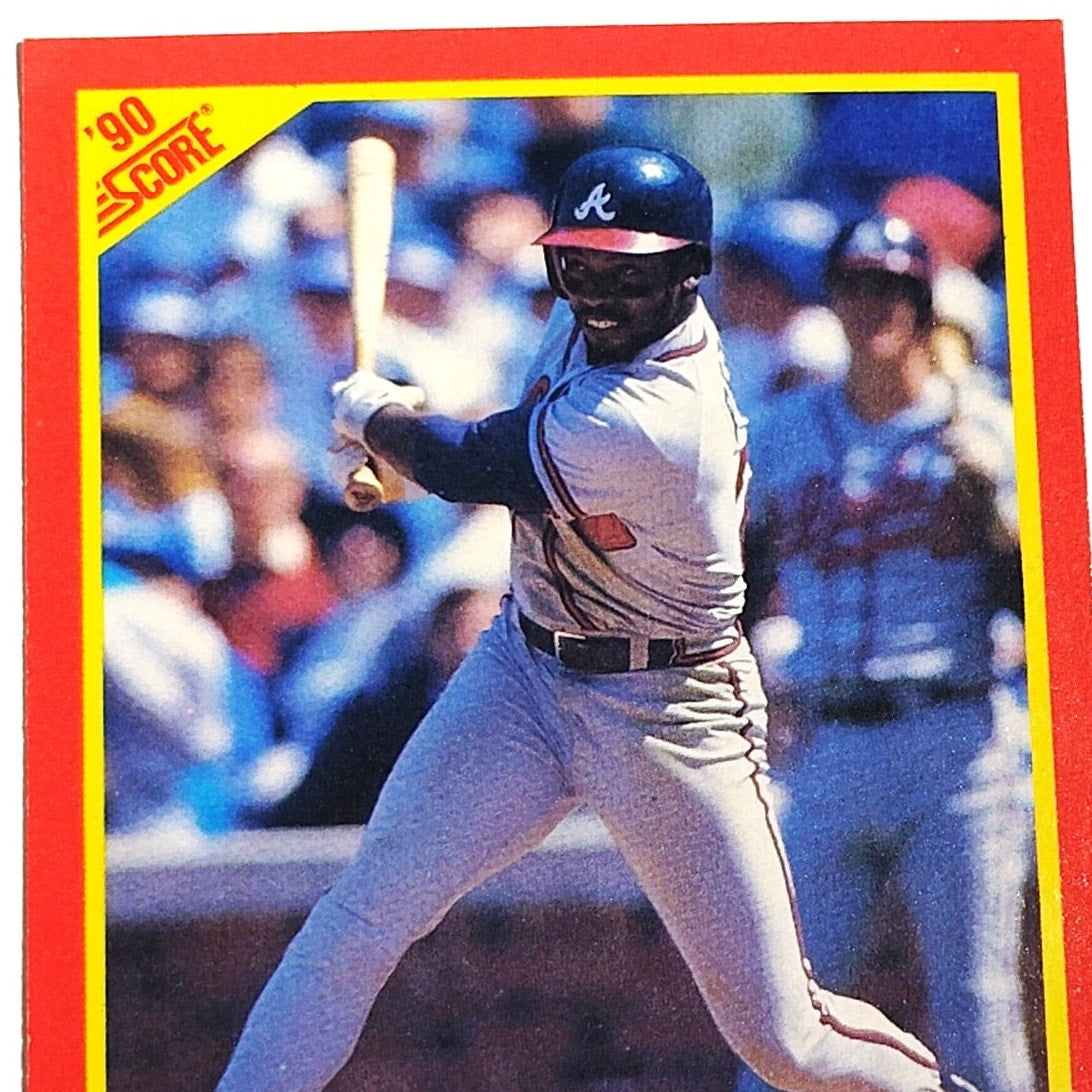 1990 Score Gerald Perry #249 Atlanta Braves First Baseman MLB Baseball EX