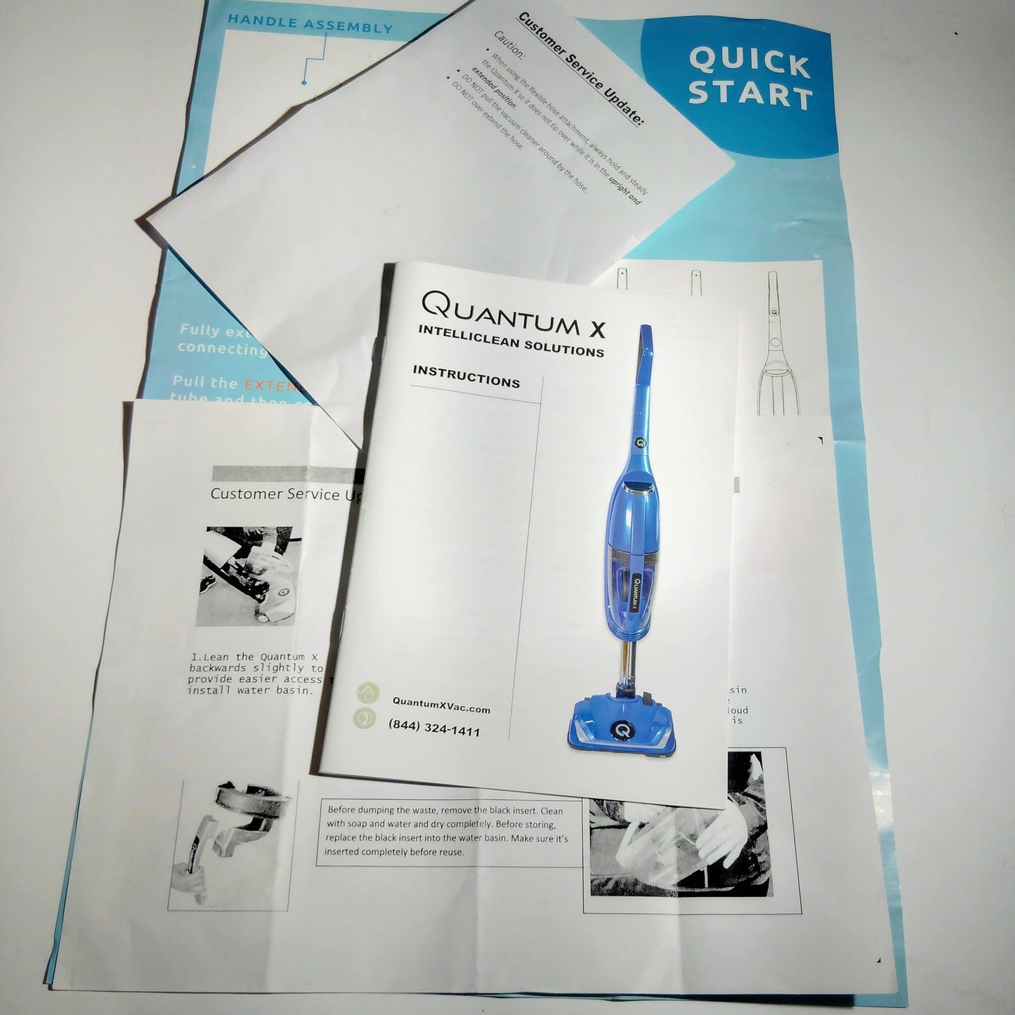 Quantum X QX‑8002 User Manual Guide & Original Paperwork Set