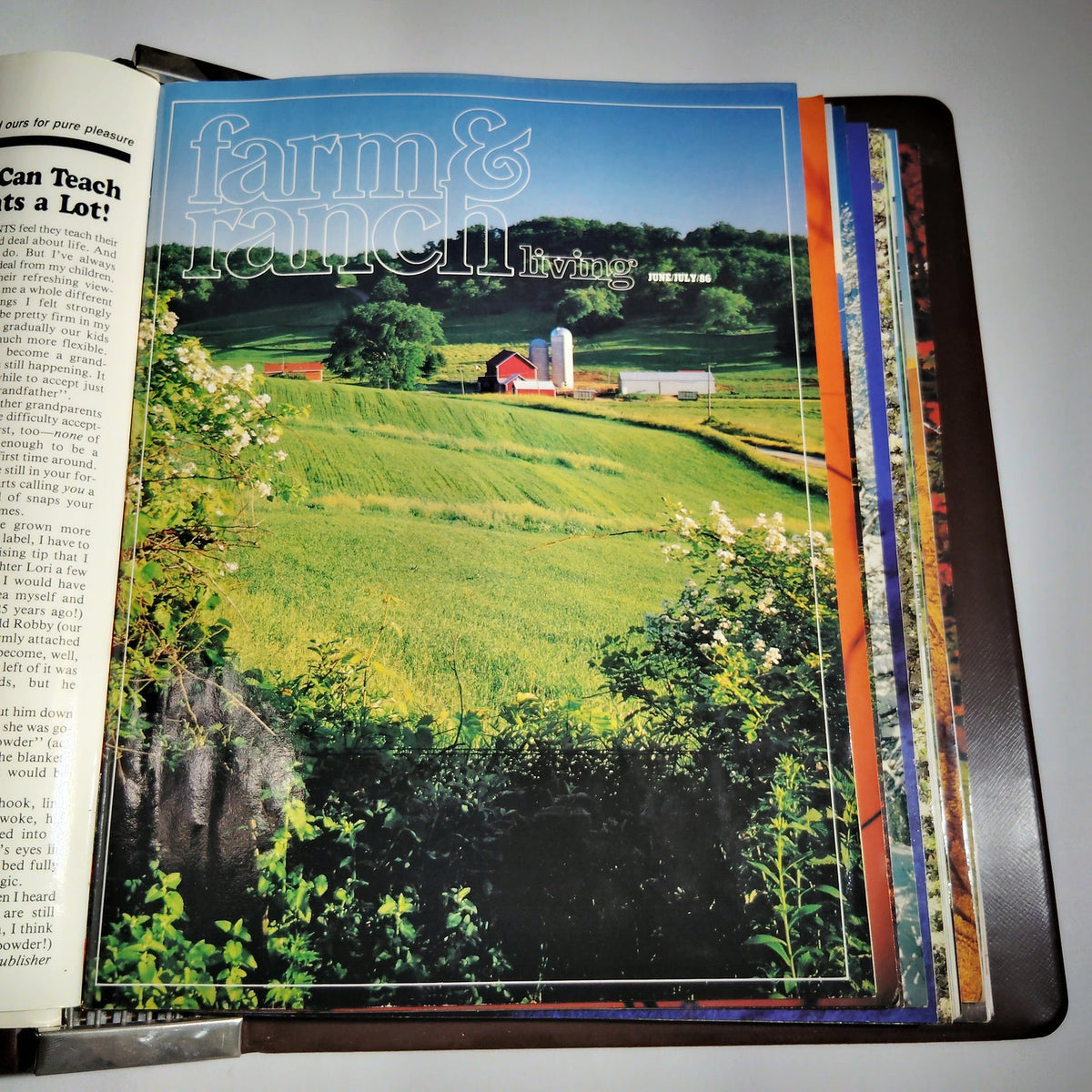 Vintage Farm & Ranch Living 1986-1987 Bound Magazine Lot of 11 in Reiman Binder