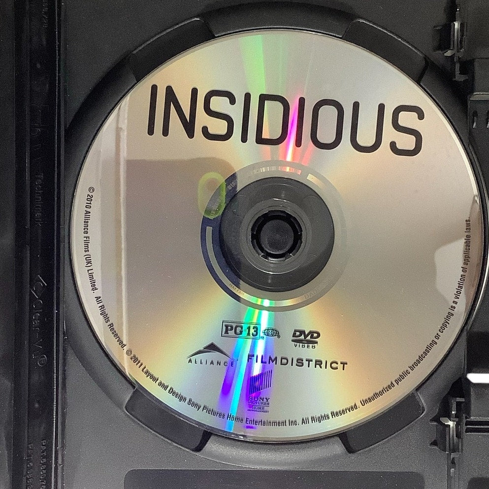 Insidious (2010 DVD) 102 Minutes of PG-13 Horror
