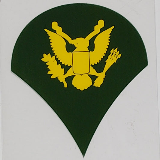 Specialist Decal – 2" x 2.25" – Adhesive Back – Outside Window Application
