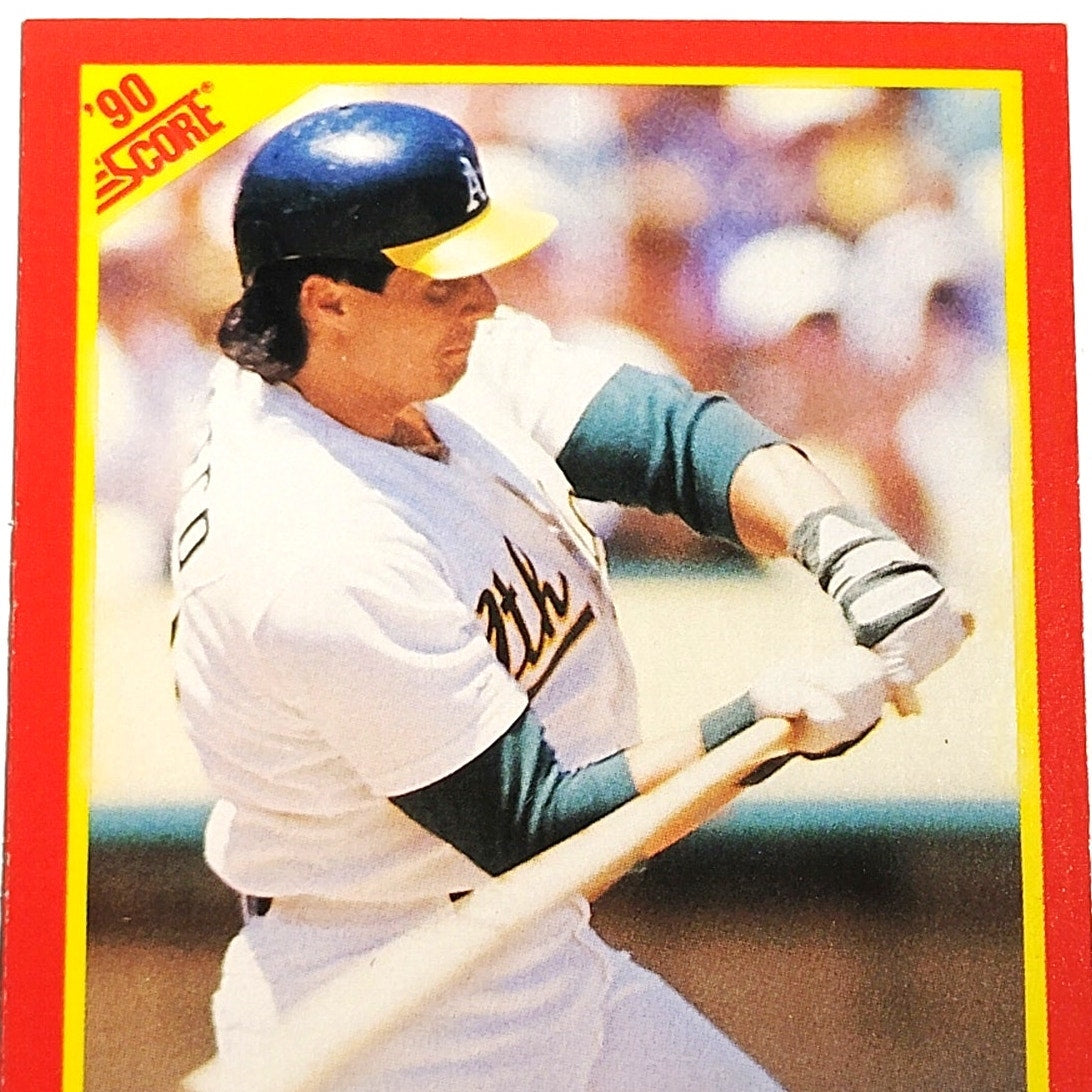 1990 Score Jose Canseco #375 Oakland Athletics Outfielder MLB Baseball EX