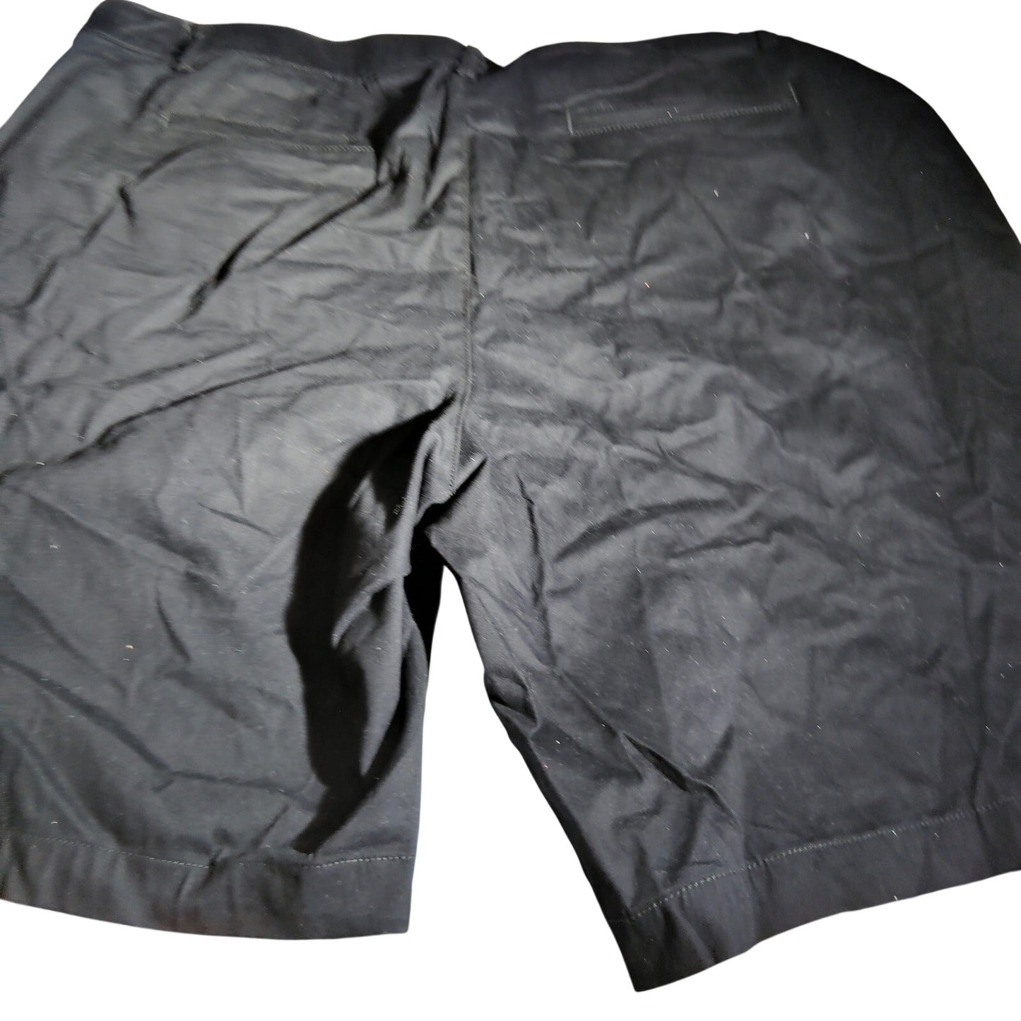 St Johns Bay Womens Bermuda Shorts Black Stretch Casual Summer Shorts 26W
