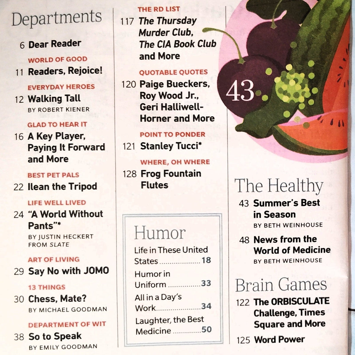 Reader's Digest August/September 2025 Unlock Your Inner Genius Magazine