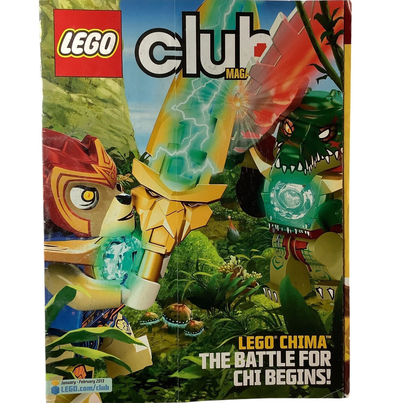 5 x Back Issues Lego Club Magazines, 5  issues from 2008-2013 Pictured