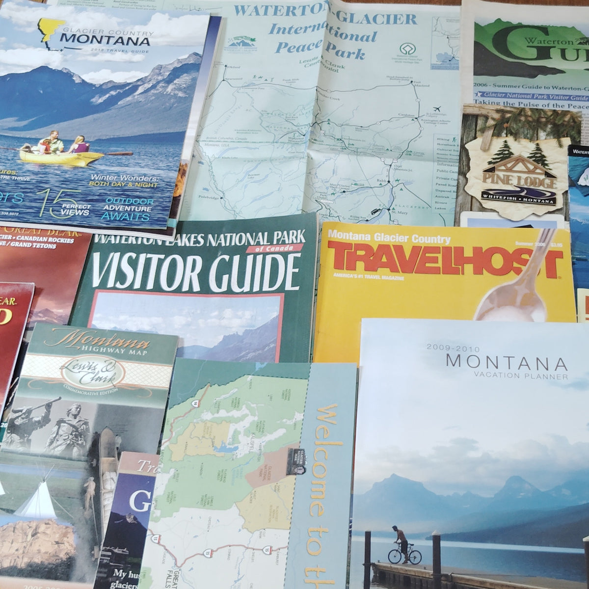 Montana & Glacier National Park Travel Ephemera Lot 2006-2010 Memorabilia