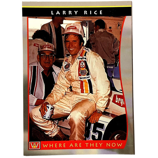 Indy Driver- Where are They Now? Larry Rice, 1992 Indy Car World Series, #69 NM