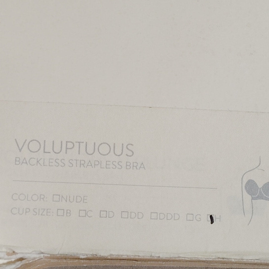 Nordstrom Voluptuous Backless Strapless Bra – Nude – Size H