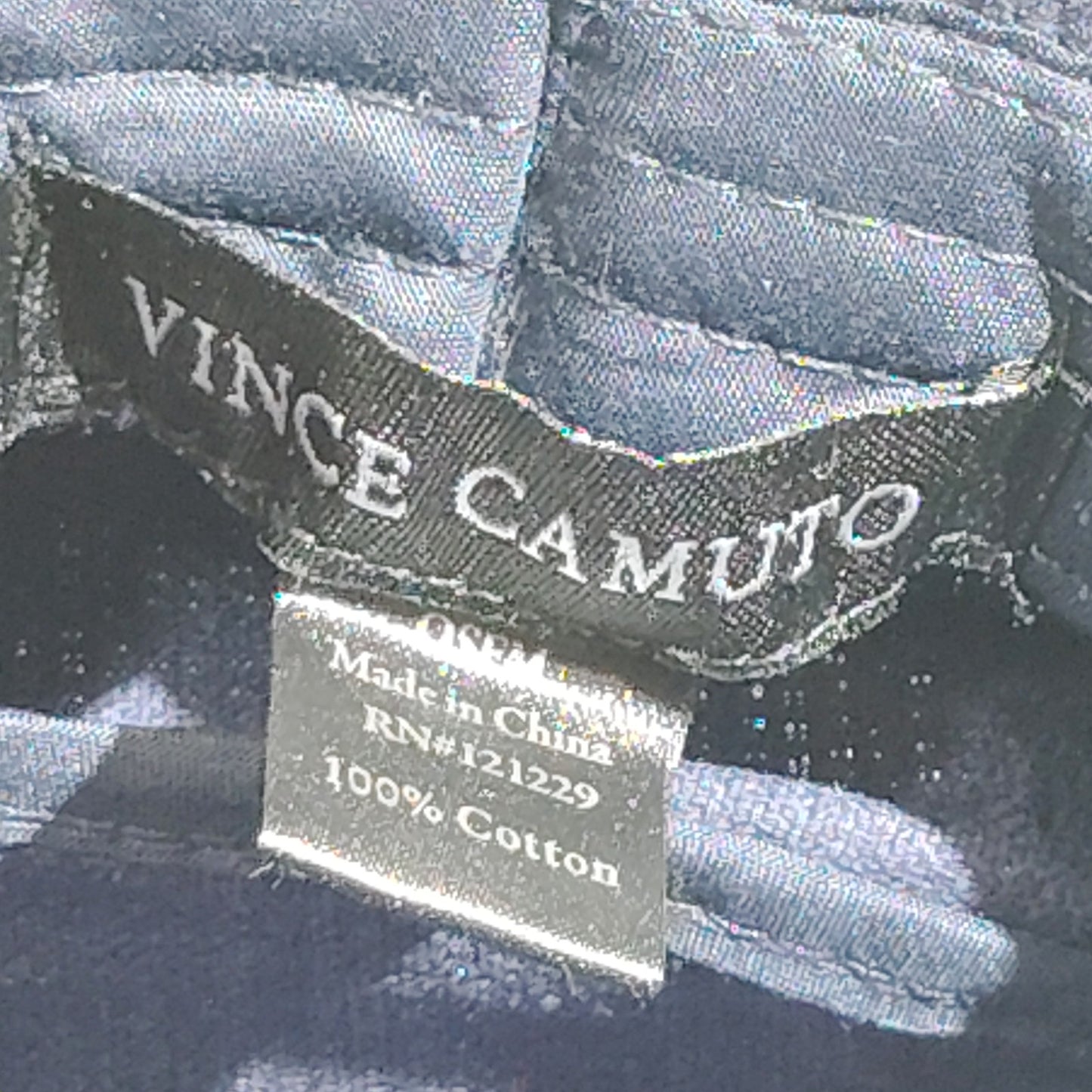 Vince Camuto Corduroy Bucket Hat, Navy Blue, OSFM, 100% Cotton