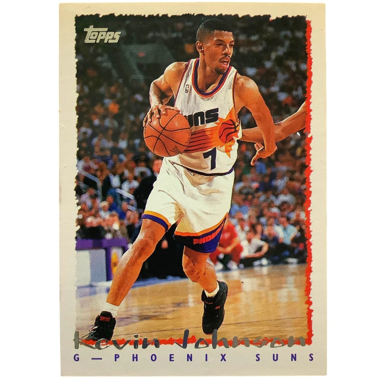 Kevin Johnson, Phoenix Suns, 1994 Topps Collector's Card 157, EXC/NM