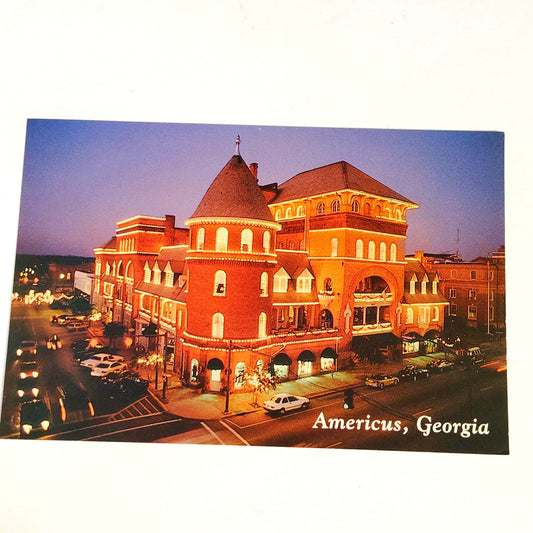 VTG 2005 Windsor Hotel Americus GA Postcard BURCO Intl Historic Hotels NOS