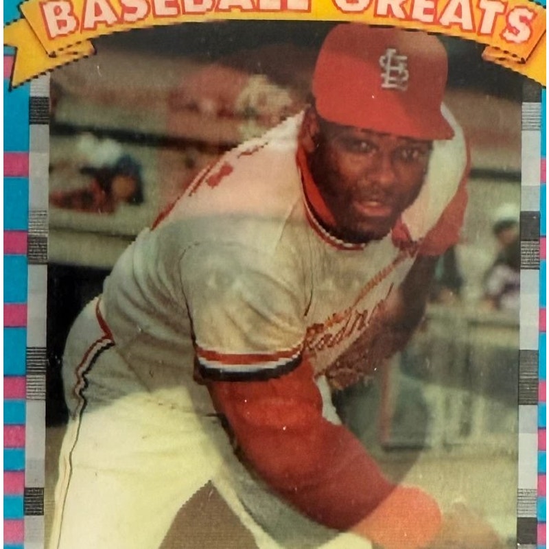 1991 Kellogg’s Corn Flakes Bob Gibson 5 Baseball Greats 3‑D Lenticular Card Fair