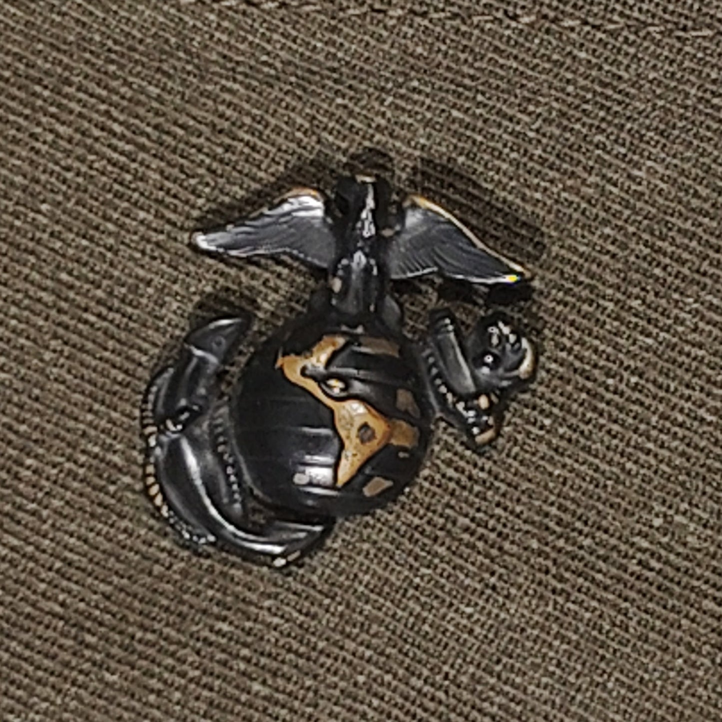 1990 Men's Garrison Cap – Size 6-3/4, AG344 Gabardine, Marines EGA Cap Device