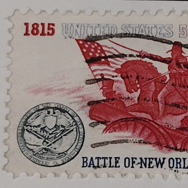 1965 Scott #1261 – 5¢ Battle of New Orleans / 150th Anniversary – Canceled