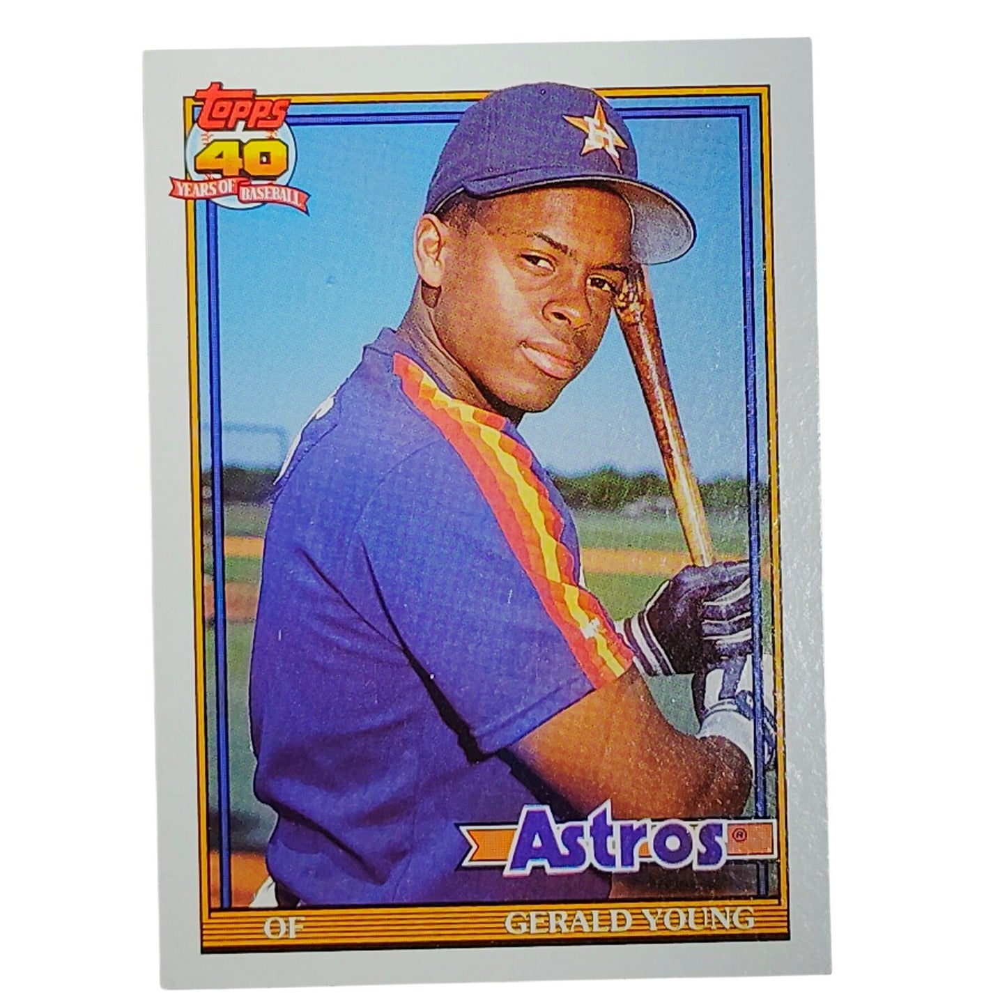 1991 Topps Gerald Young #626 Astros OF Speedster Veteran Houston Fan Fave VG/EX