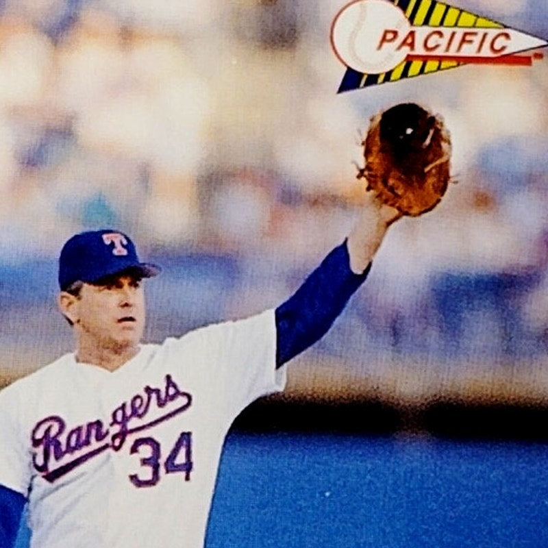 1993 Pacific Texas Express Nolan Ryan 232 Texas Rangers Pitcher Baseball Card NM