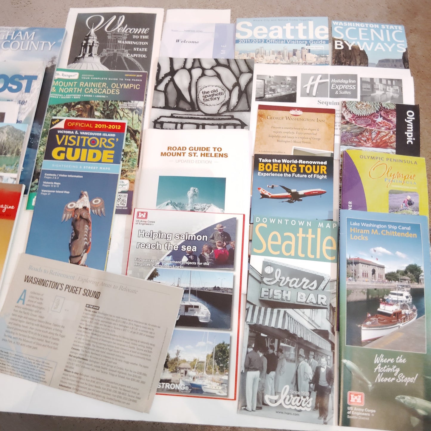 British Columbia & Pacific Northwest Travel Ephemera Lot - Vintage Souvenirs