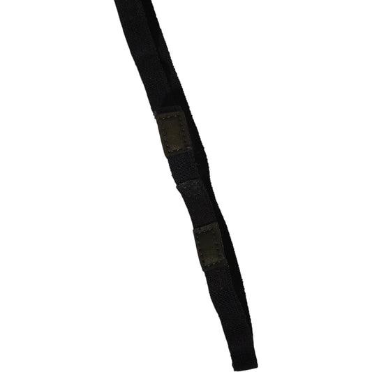 Reflective Cat Eyes Helmet Band – Subdued Black Cotton Strap for M1/M88