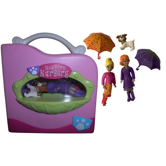 Vintage 1992 Littlest Pet Shop Newborn Nursery (11" x 6.5" Opened)