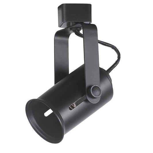 Hampton Bay 1-Light Black Medium Based Universal Bulb Linear Track Lighting Head