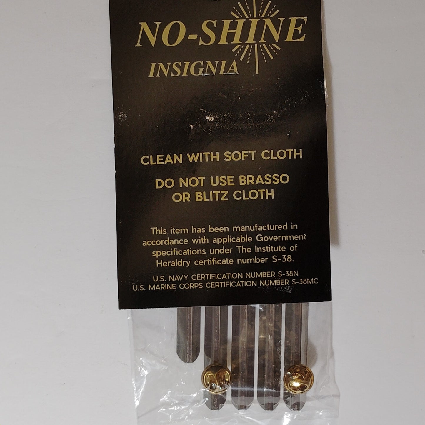 Mounting Rack, Bar - 14 Ribbons (Centered 3/3/3/3/2 - No Gap) No-Shine Insignia