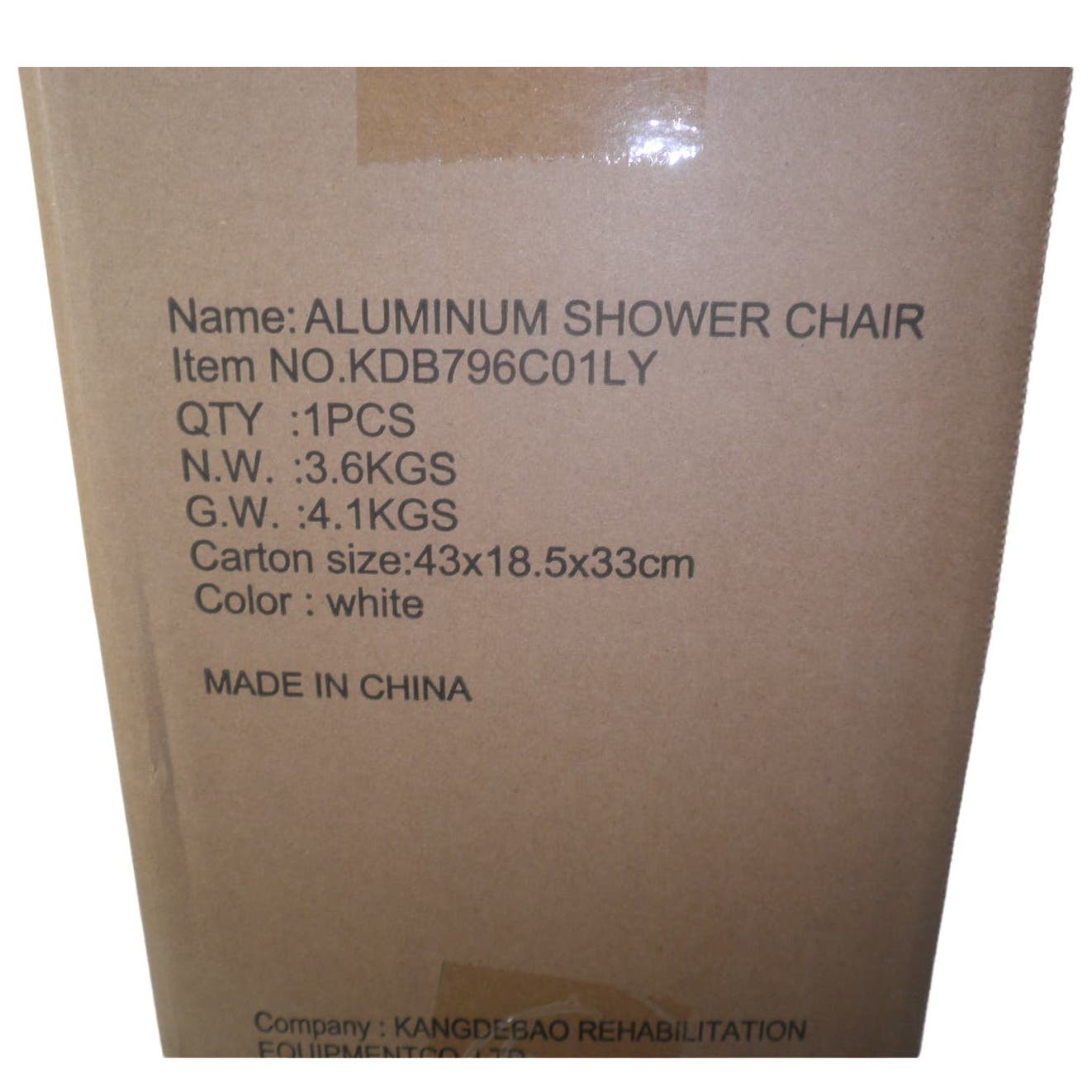 Sangohe Bath and Shower Chair,  Aluminum Frame, No Corrosion, Adjustable Height