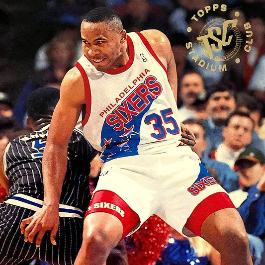 Clarence Weatherspoon, 76ers, 1994 Topps Stadium Club TSC NBA Card 163, EXC
