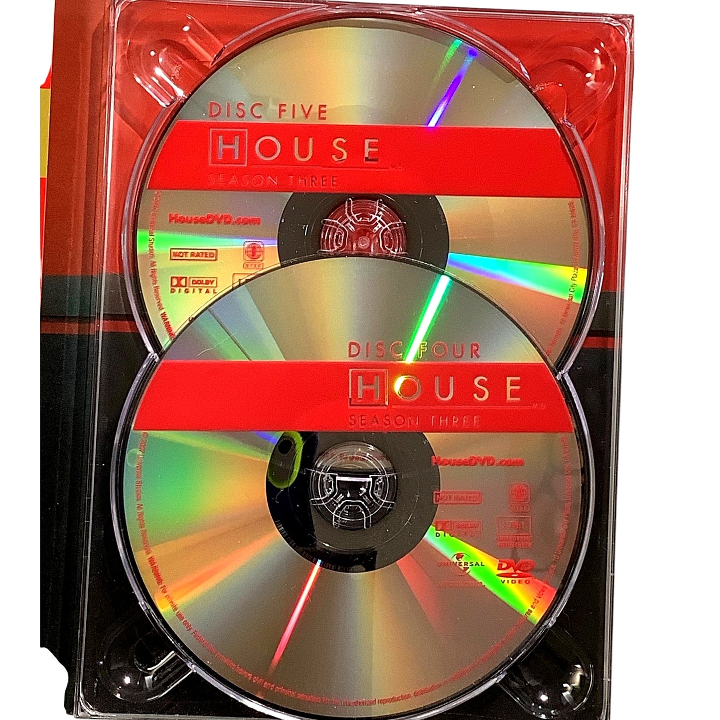 House, M.D.: Season 3 (5-DVD Set, 2007) 17 Hours 30 Minutes of Medical Drama TV