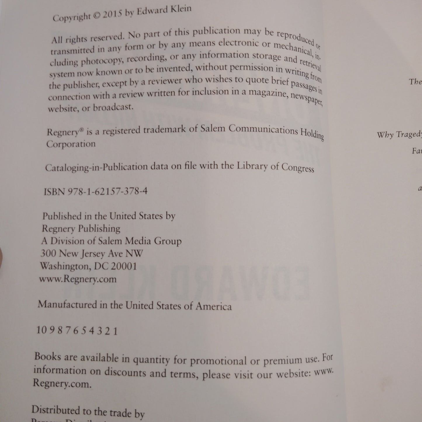 Unlikeable The Problem with Hillary 2015 Hardcover LN First Edition Date Noted