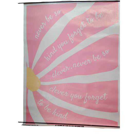 Taylor Song Lyrics Canvas Print – 12x16" Unframed, Minimalist Pink Aesthetic Swiftie Fans Wall Art