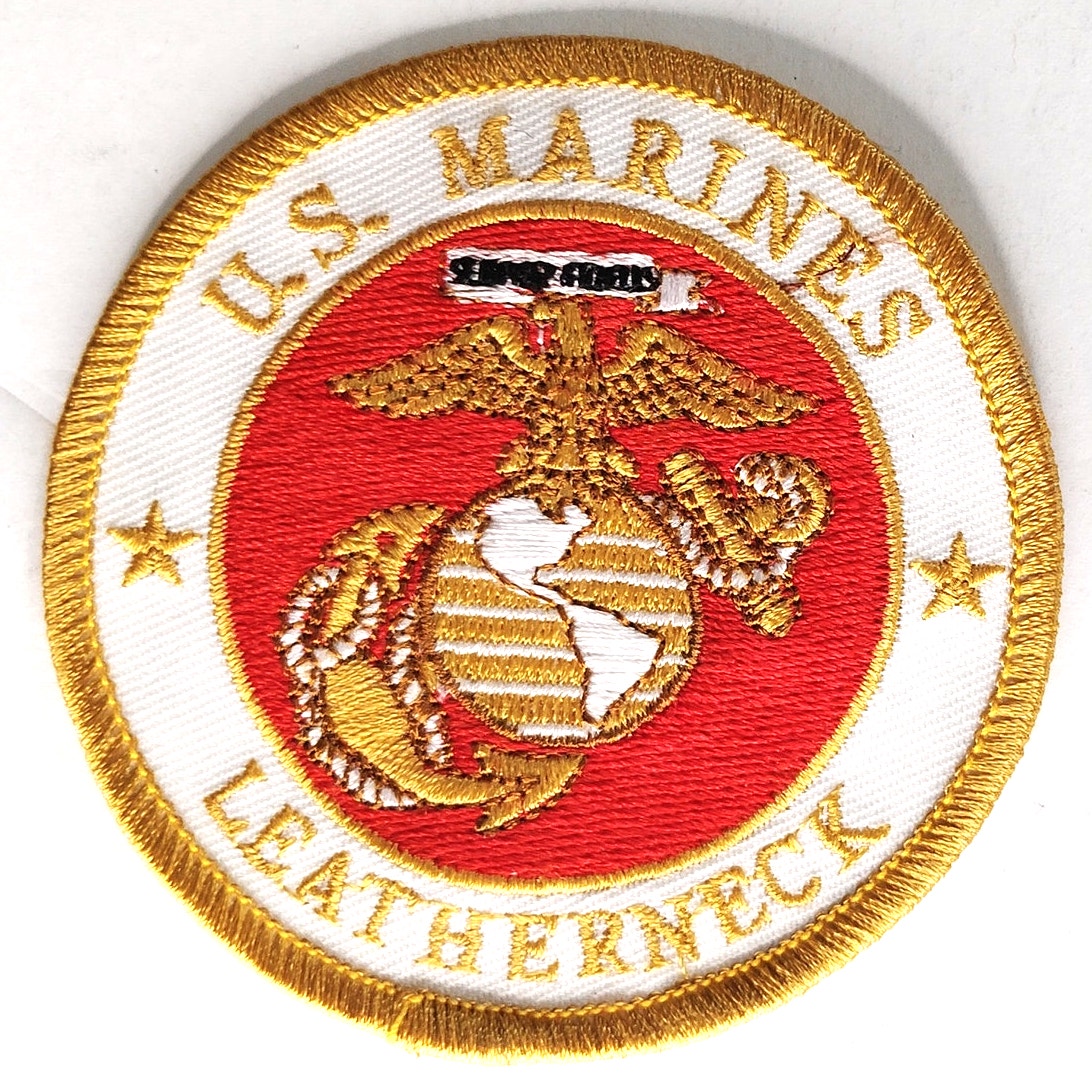 USMC Leatherneck Embroidered Patch Eagle Globe Anchor 3‑1/8" Sew‑On