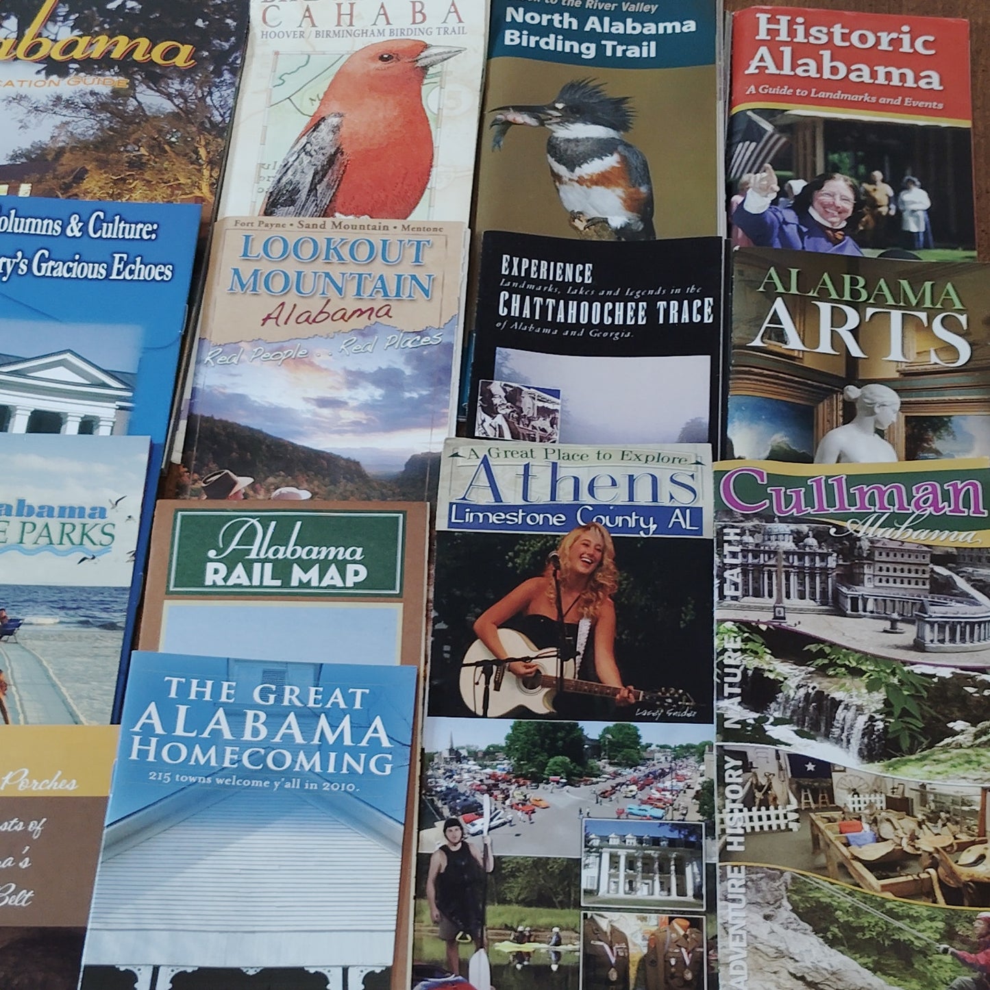 Vintage Alabama Travel Ephemera Lot - Brochures, Maps, Guides, Collectibles
