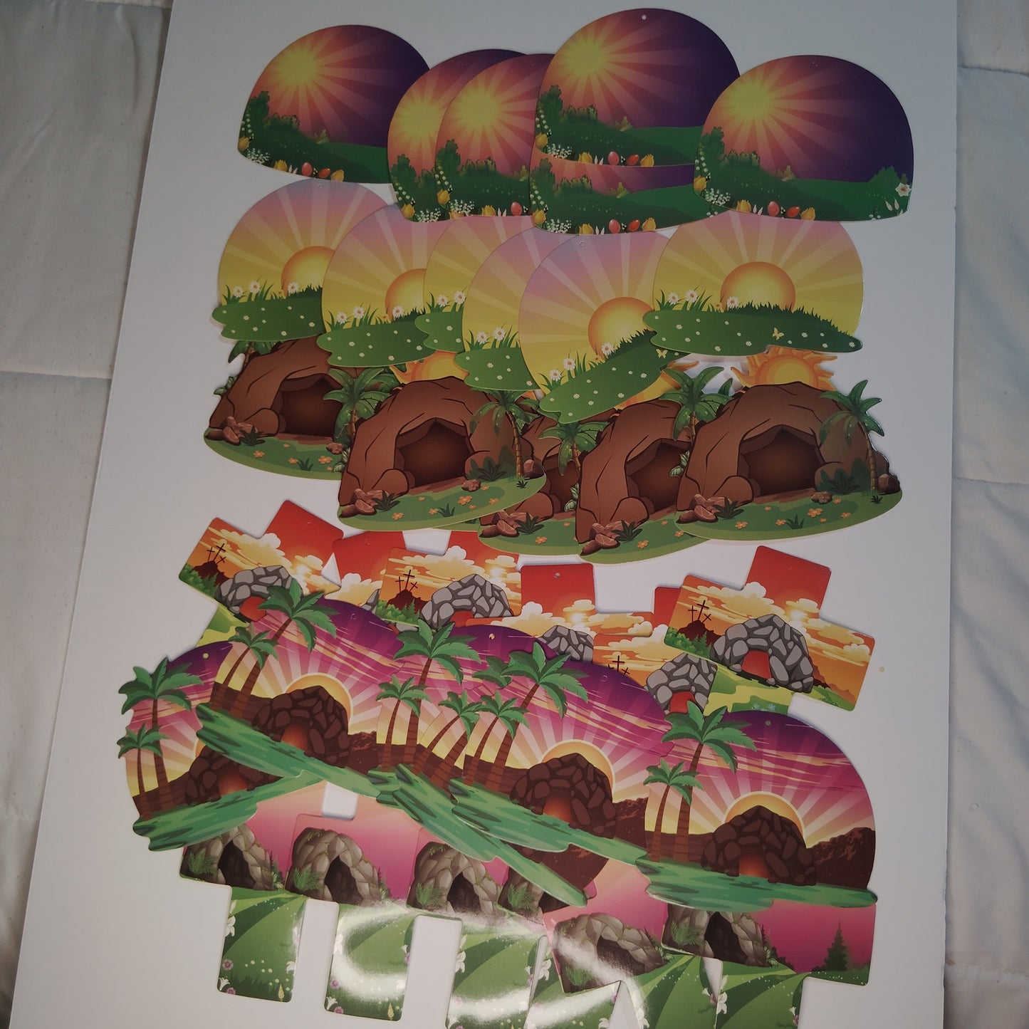 72‑Sheet “He Lives” Easter Resurrection Sticker Craft Kit – DIY Scene Set – NIP