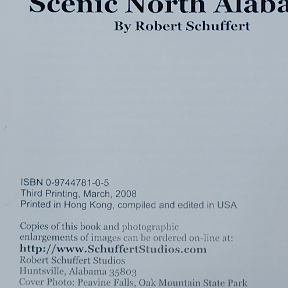 Scenic North Alabama: Travel Guide to Hidden Natural Treasures, Signed by Author