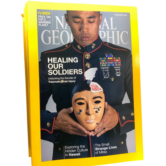 National Geographic February 2015, Healing our Soldiers, Hawaii, Mites, Florida