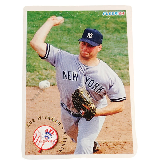 Bob Wickman, New York Yankees, #250, 1994 Fleer Baseball Collector's Card