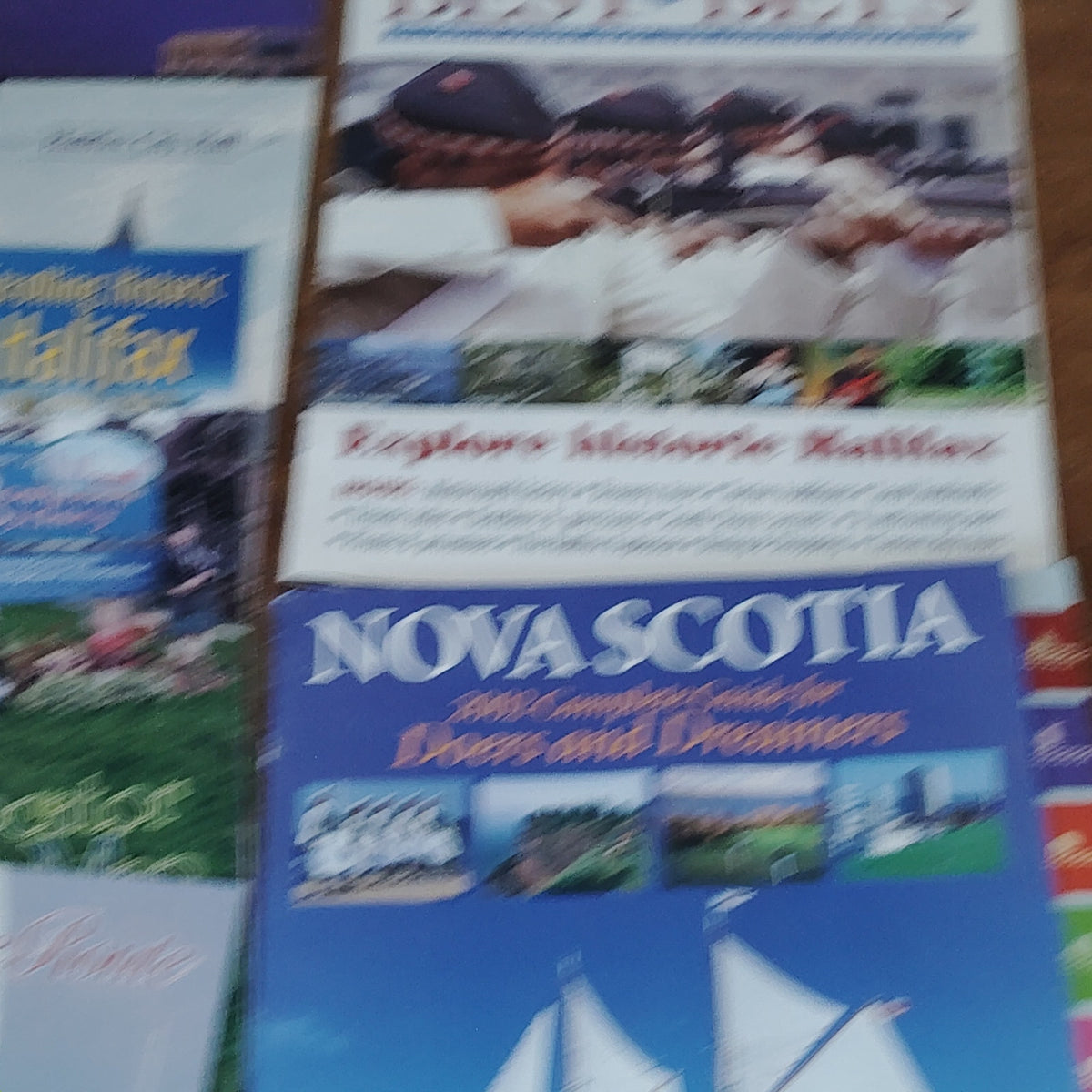 2002 Nova Scotia Canada Travel Guides & Ephemera Lot - Halifax Sydney Lighthouse
