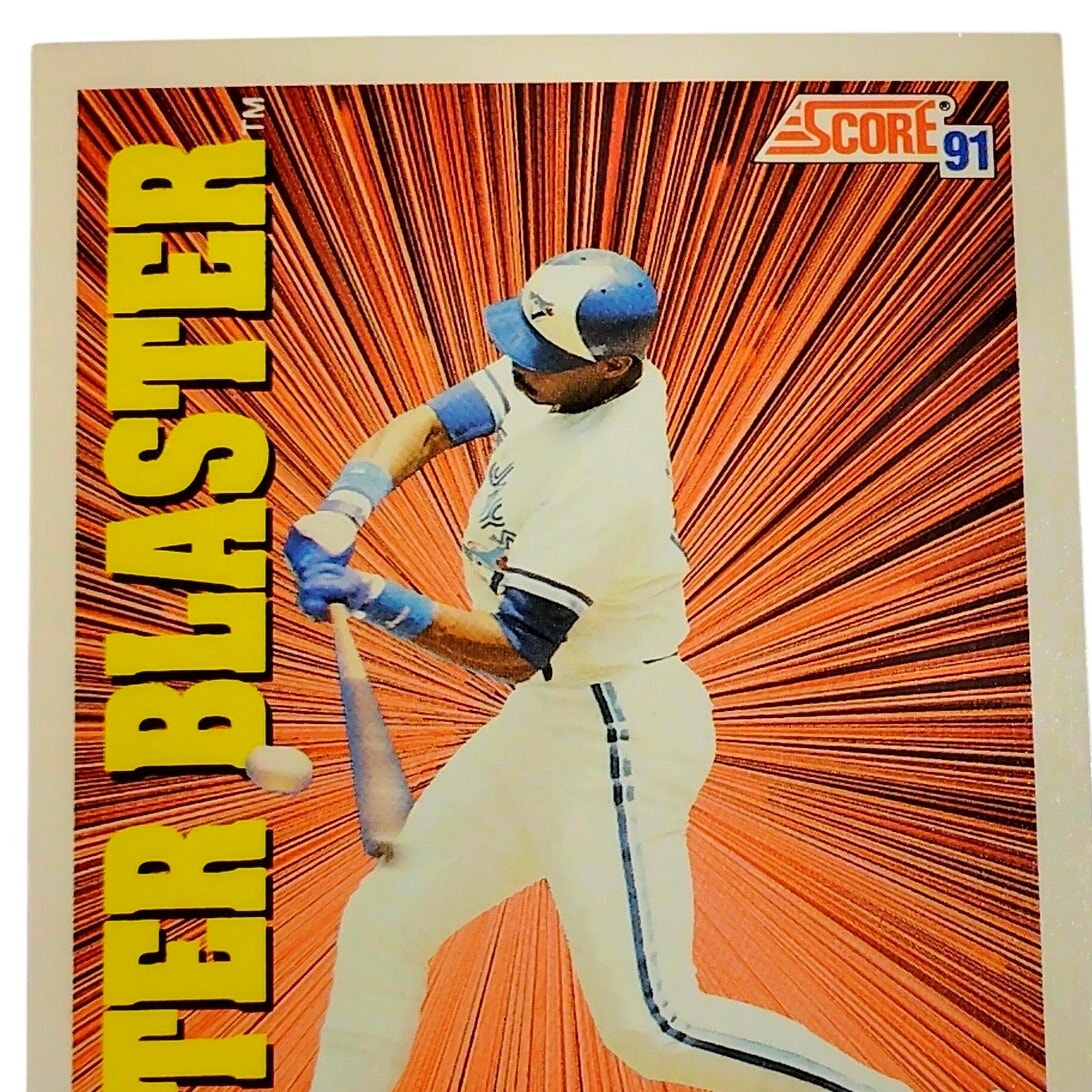 1991 Score Fred McGriff #404 Toronto Blue Jays Master Blaster Power Hitter NM
