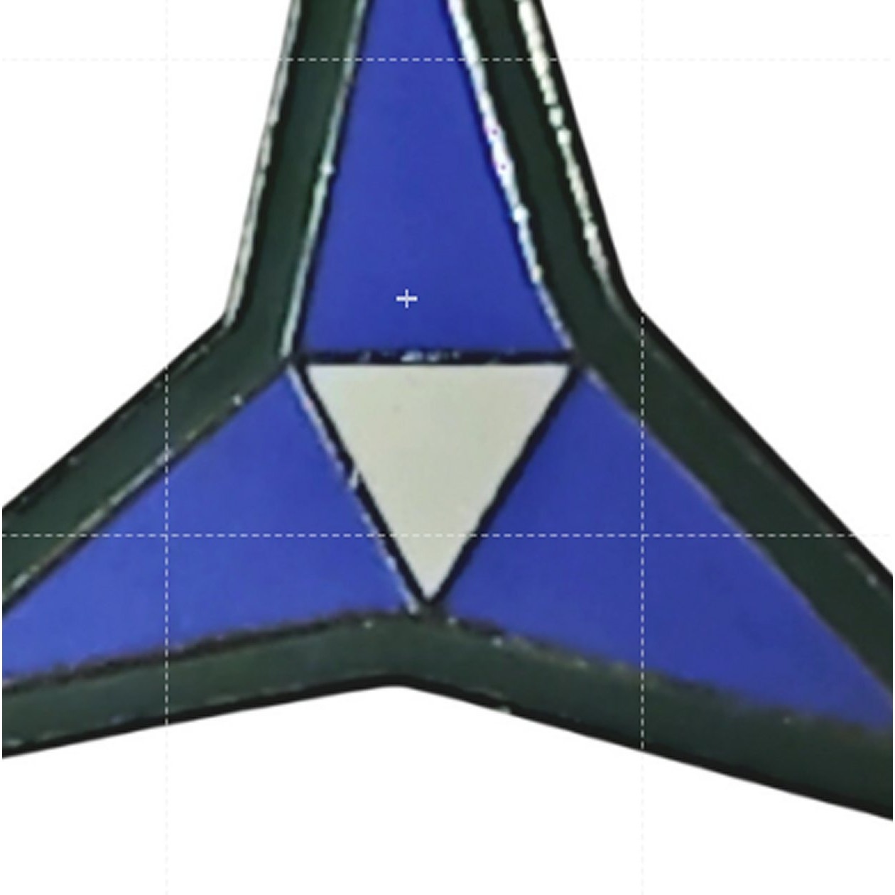 U.S. Army III Corps “Phantom Corps” Novelty Hat Lapel Brooch Pin, 1" × 1"