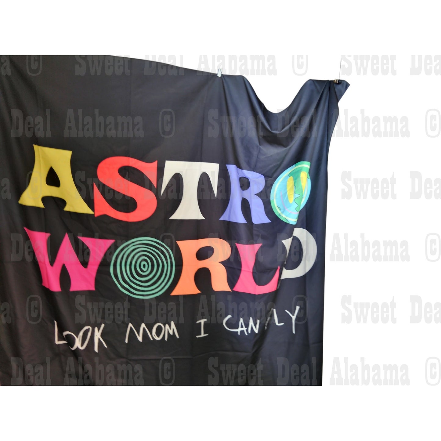 Astroworld Tapestry – Look Mom I Can Fly, Wall Hanging Art Decor 58"x50"