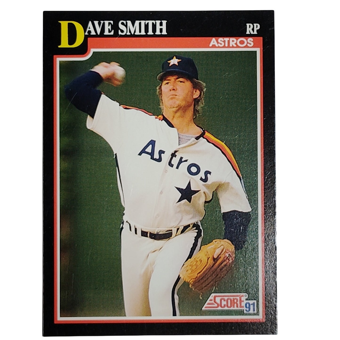 1991 Score Dave Smith Card #314 Houston Astros RP VG/EX