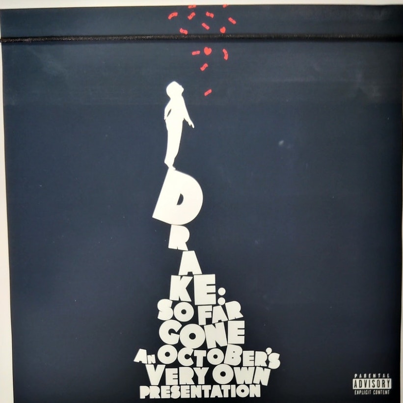 Drake So Far Gone Album Cover Canvas Print Poster, Hip Hop Music Wall Art Print, 12x16" Unframed