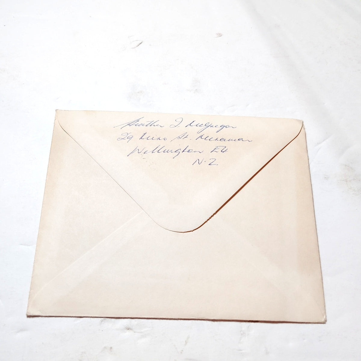 Vintage New Zealand 1966 Christmas Cover 3d Maratta & 1/2d Manuka Postmarked