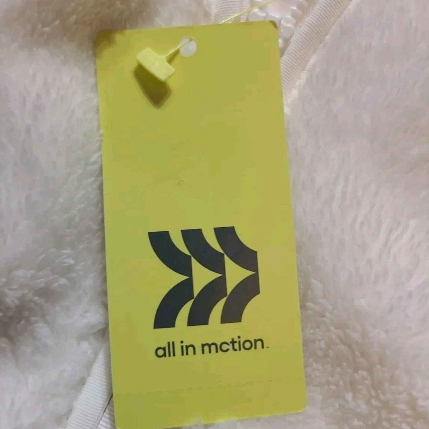 All in Motion High‑Pile Fleece 1/2‑Zip Pullover – Cream – Women’s 2X