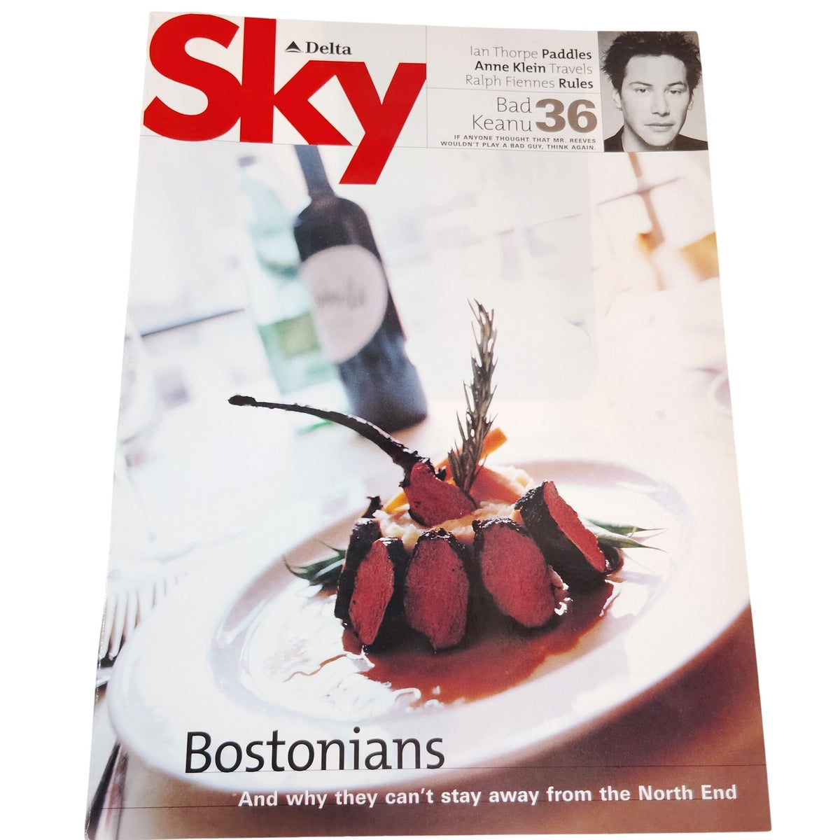 Delta Sky Magazine - September 2000 - Keanu Reeves, Bostonians, Olympics