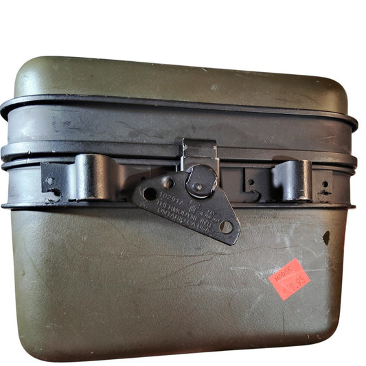 Thermodyne Hard Case – 9"x9"x7", Olive Drab Green, Strap & Lock, No Foam