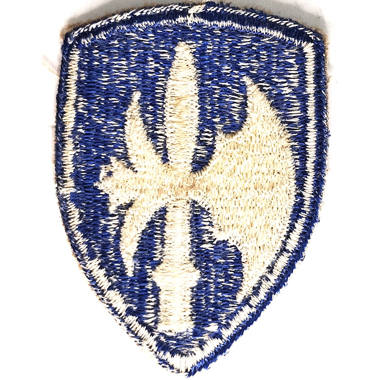 US Army 65th Infantry Division Patch WWII 3‑1/8" × 2‑3/8" Sew‑On, Embroidered